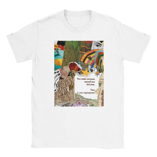 [Dolce) + (amara ] Visionary Verse Tee: A Canvas of Connection